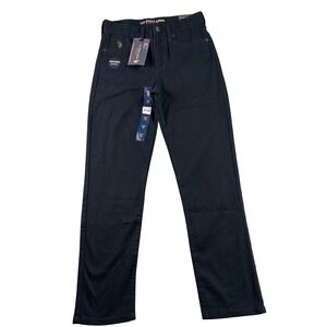 US Polo Assn Boys Reinforced Knee Black Pants Size 12